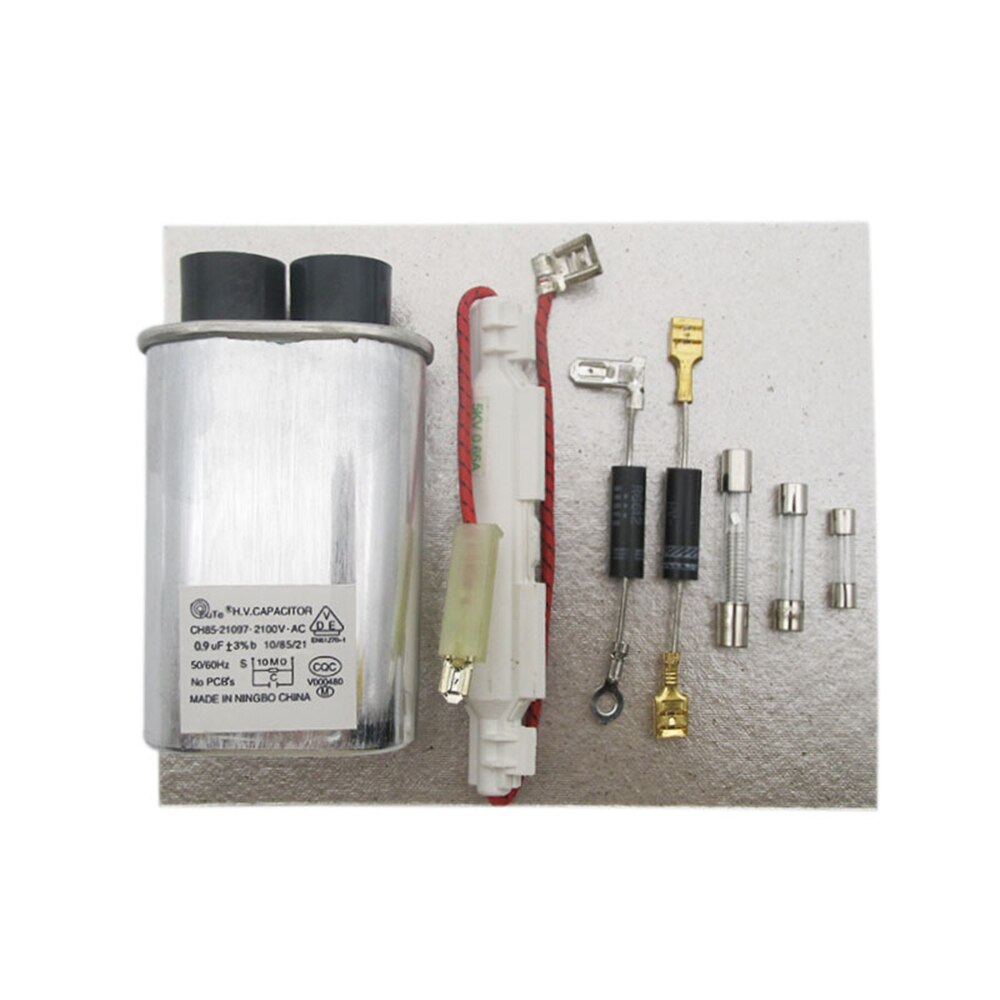 productspro condensateur pour fusible bidirectionnel, 8 piÃ¨ces, pour four Ã  micro-ondes Ã  haute tension, accessoires de feuille de mica