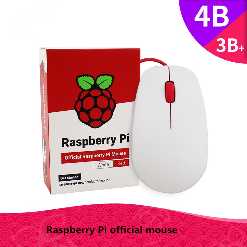productspro raspberry pi â€“ souris officielle, compatible avec 4 gÃ©nÃ©rations 4b/3b +/3b sans clavier