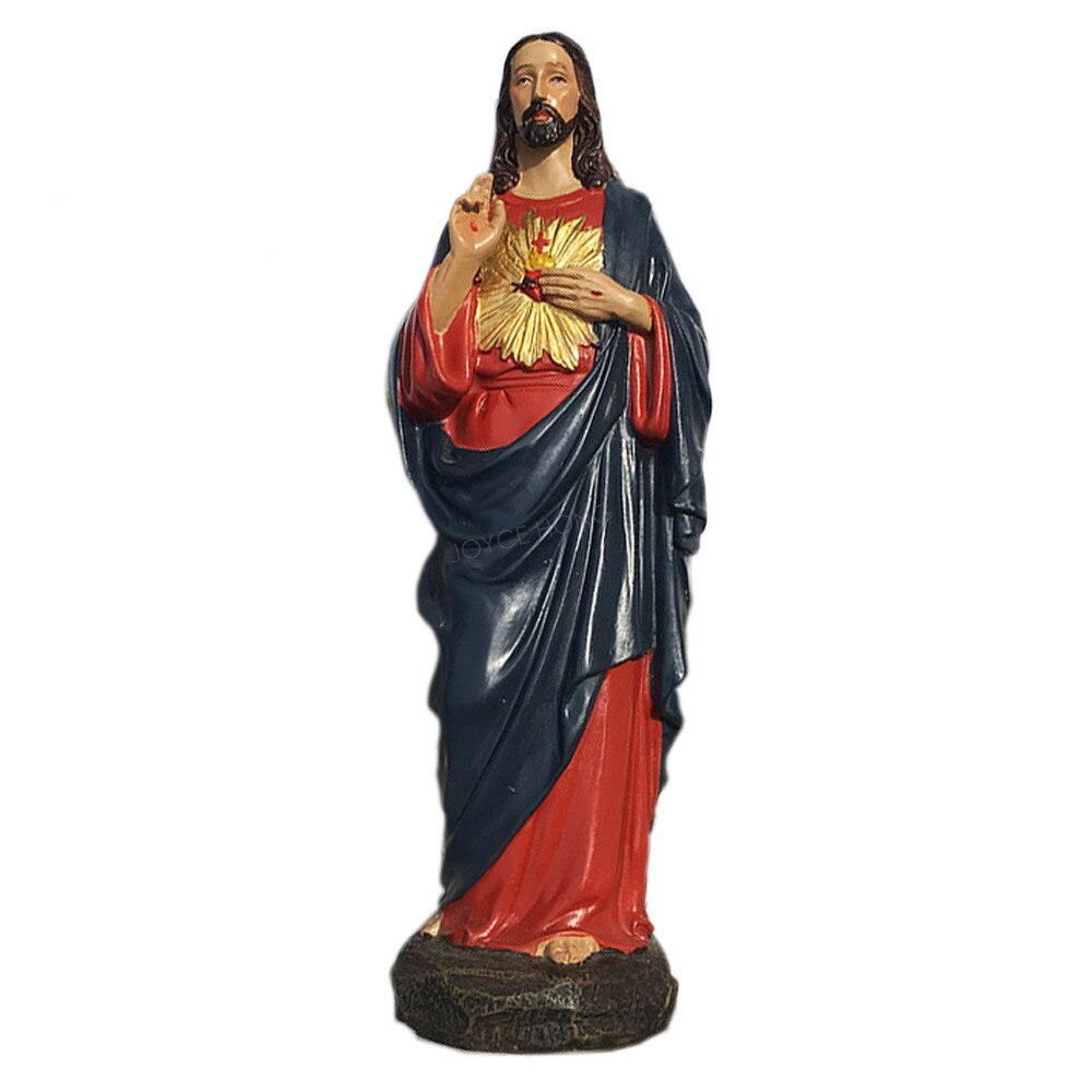 productspro statue de jÃ©sus-christ, figurine en rÃ©sine, dÃ©coration de la maison, statue de vierge marie