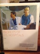 Profiles Of U.s. Hospitals 2008 By Thomson Healthcare (2008, Hardcover, Spiral)