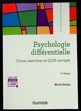 Psychologie Differentielle Cours Exercices Et Qcm Corriges - Dunod - 05/2021