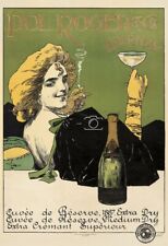 Pub Champagne Pol Roger Rror - Poster Hq 40x60cm D'une Affiche Vintage