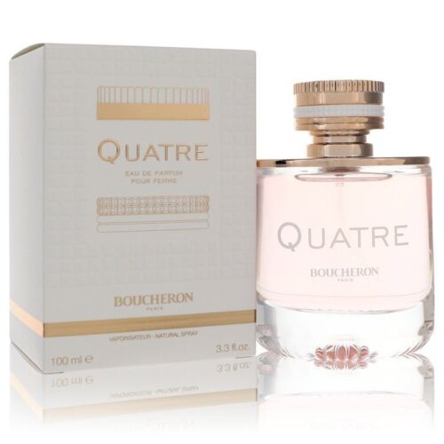 Quatre By Boucheron Pour Femme 💯original Edp 100ml 3.3oz Perfume Women