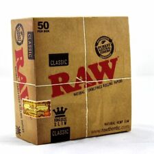 Raw Classic King Size Slim Long Papers - Carton De 50 Livrets