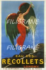 Récollets Eau Longwy Rjam - Poster Hq 40x60cm D'une Affiche Vintage