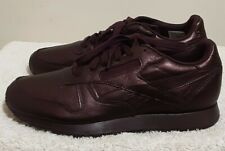 Reebok X Face Classic Leather Shoes Sneakers Burgundy (bd1491) Women’s Us 7.5