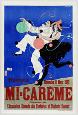Rennes 1923 Mi-carême Rghg - Poster Hq 40x60cm D'une Affiche Vintage