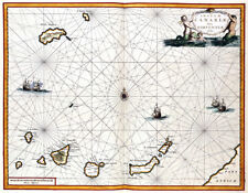 Reproduction Carte Ancienne - Iles Canaries En 1667 (canary Islands)