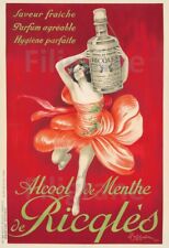 Ricqlès Alcool Menthe Rqzi - Poster Hq 40x60cm D'une Affiche Vintage