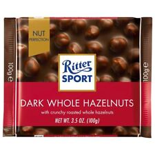 Ritter Sport Foncé Entier Noisettes Croustillant Rôti Chocolat Écrou 100g De 6