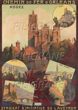 Rodez Aveyron Rlbk - Poster Hq 40x60cm D'une Affiche Vintage