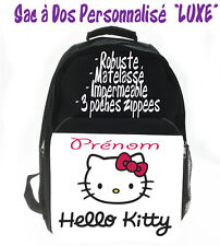Sac à Dos Luxe Hello Kitty Personnalisé Avec Le Prénom Style Camouflage 