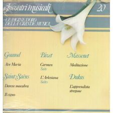 Saens, Gounod, Massenet, Chabrier, Bizet, Dukas Lp Vinyle Incontri Musique 20 S