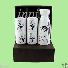 Sake Set Sumi Ink - Ceramic Made In Japan
