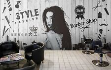 Salon De Coiffure 3d M567 Papier Peint Mural Autocollant Amovible Amy