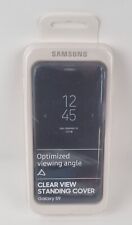 Samsung Ef-zg960clegww Etui Clear View Cover Bleu Pour Galaxy S9