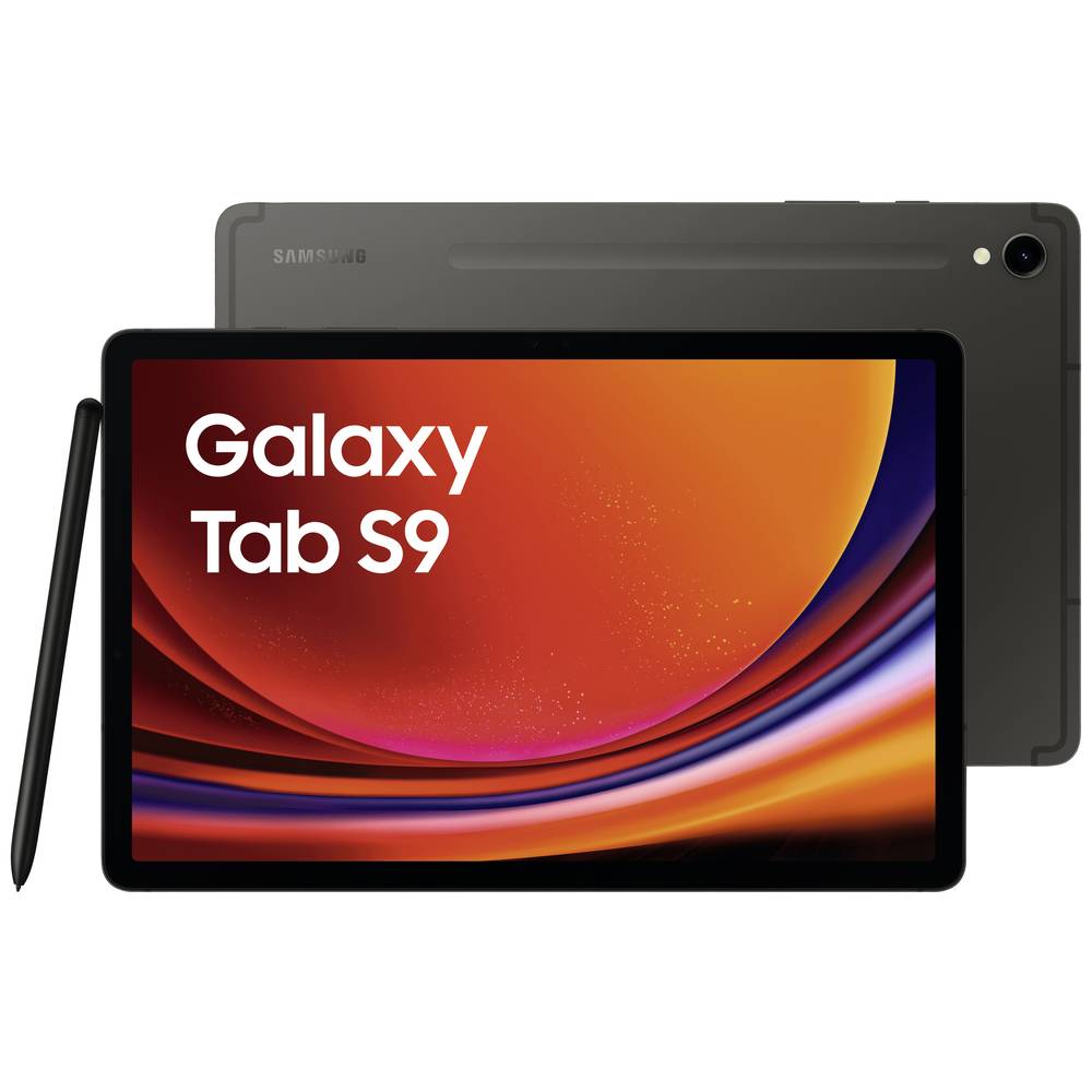 samsung tablette android galaxy tab s9 wifi 256 gb graphite 27.9 cm 11 pouces() 2.0 ghz, 2.8 ghz, 3.36 ghz qualcomm® snapdragon android™ 13 2560 x 1600 pixel