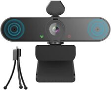 Samzuy | Caméra Webcam Grand Angle Streaming | Hd 1080p | Double Micro | Trépied