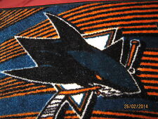 San Jose Sharks Rug (new) Made In Egypt Non-skid 20