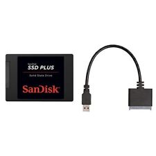 Sandisk Ssd Plus 240 Gb Sata Iii 2.5 Inch Internal Ssd, Up To 530 Mb/s, Black Sa