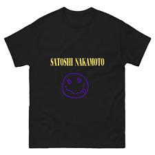 Satoshi Smiley - Satoshi Nakamoto Bitcoin Crypto Tee Shirt