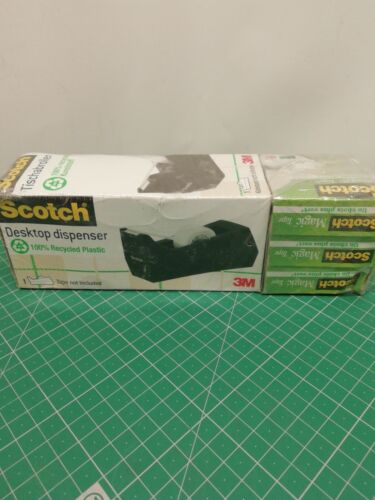 Scotch Dispenser C38 + Scotch Magic Tape Sticky Tape 19 Mm X 33 M 3 Rolls/pack