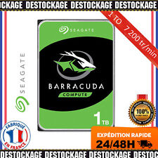 Seagate Barracuda 1 To, Disque Dur Interne Hdd 3,5 Pouces Sata 6 7 200 Tr/min Fr