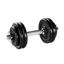 Set D'haltères Courts Poids Barres Disques Fitness Musculation Biceps 10 Kg