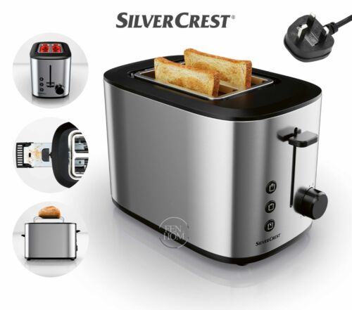 Severin Automatic Long Slot Toaster 4 Slice 1400w Brushed Stainless Steel At2509