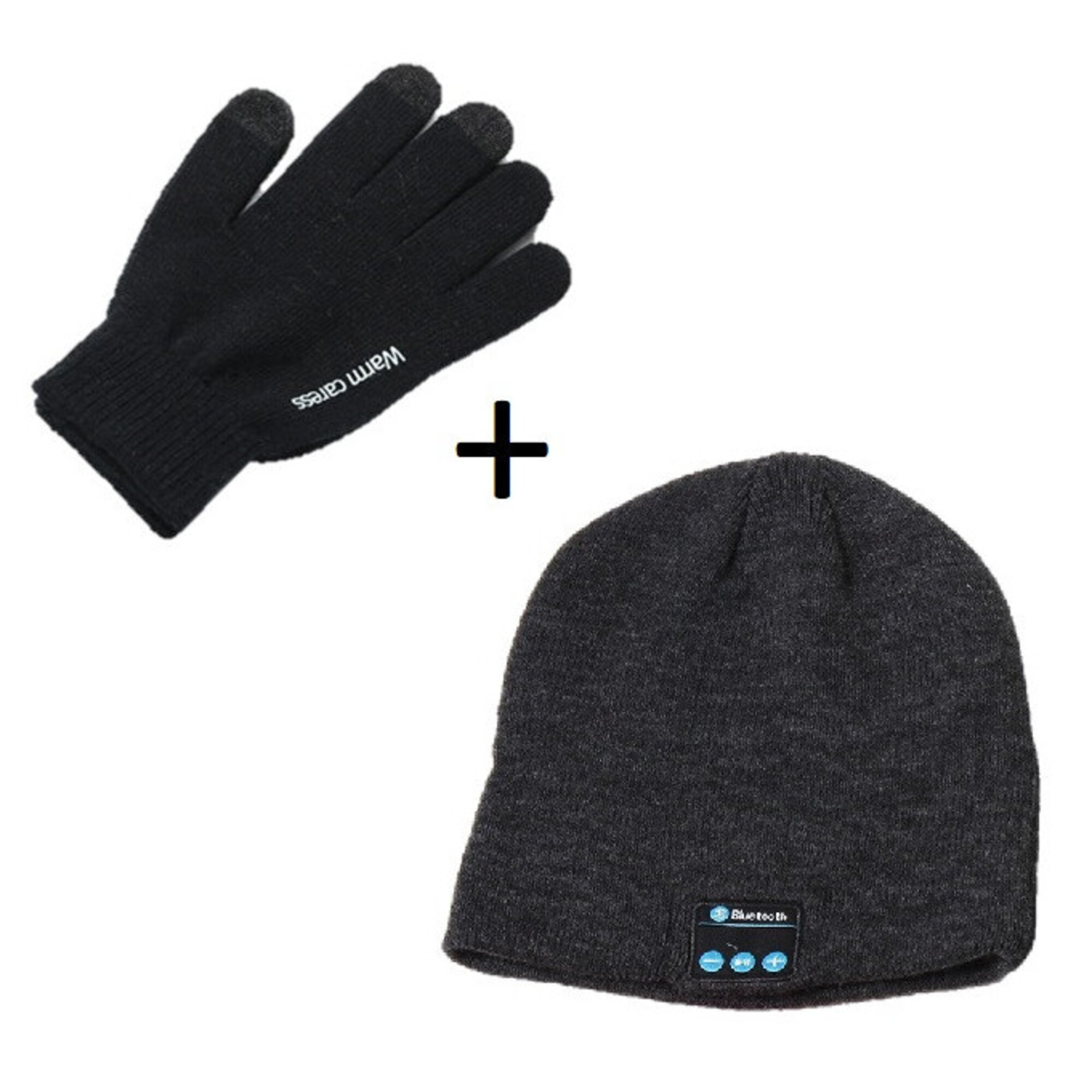 shot case pack hiver pour smartphone (gants tactiles + bonnet bluetooth avec ecouteurs intÃ©grÃ©s) - neuf