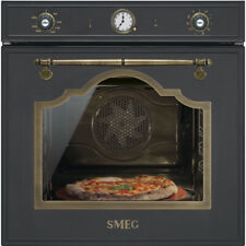 Smeg Cortina Sfp750aopz Four Pizza Pyrolyse Anthracite 9 Fonctions Classe A