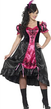 Smiffys Curves Sassy Saloon Costume, Pink (size X2)