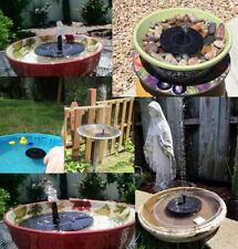 Solar Powered Bird Bath Fountain Kit Next Deal Shop Easy Pump Power Garden Fish