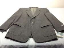 St739 Men's Gray Arnold Palmer Formal Wool Business Suit Jacket Blazer Size 44