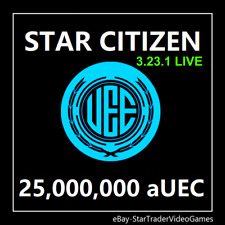 Star Citizen - 25,000,000 Auec (alpha Uec) For 3.23.1 Live