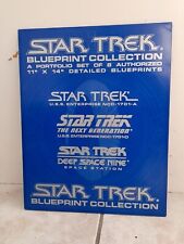 Star Trek Blueprint Collection : Portfolio 8 Plans Enterprise Et Station Ds-9
