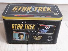 Star Trek Vintage Tin Box 20 Cartes En Métal Embossed Metal Cards Limited Ed.