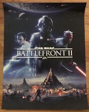 Star Wars Battle Front Ii Lucasfilm Promotional Poster 24 X 31 Super Rare!