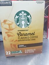 Starbucks Caramel Flavored Coffee Keurig Hot Coffee 22 K-cup Pods
