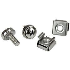 Startech.com M5 Mounting Screws And Cage Nuts For Server Rack Cabinet - Pack Of 