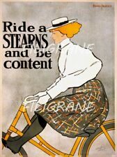 Stearns Vélo/cycles Rmui - Poster Hq 40x60cm D'une Affiche Vintage