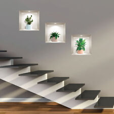 Stickers 3d Plantes D'intérieur Et Cactus