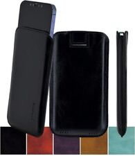 Suncase Étui Cuir Véritable Portable Slim Housse Pour Samsung Galaxy S23 5g