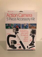 Sunpak Action Camera 5 Piece Accessory Kit Brand New In Original Box!