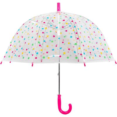 susino parapluie transparent cloche pour fille - imprimÃ© Ã©toiles
