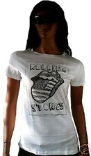 T-shirt AmplifiÉ Officiel Rolling Stones Usa Zunge Pencil Art Design M 40