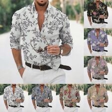 T-shirt Mode Homme Tendance Design Floral Baroque Pour Vêtements Décontractés