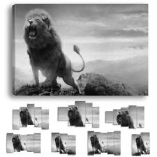 Tableau Lion Noir Et Blanc - Impression Image Toile 60 Modeles Imprimee Lio-02