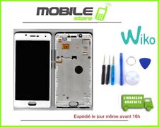Tactile + Lcd + Chassis Original Pour Wiko Ufeel 4g Blanc Chassis Gris + Outils