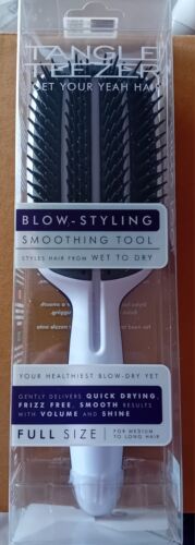 tangle teezer full size smoothing blow-drying hairbrush full paddle red